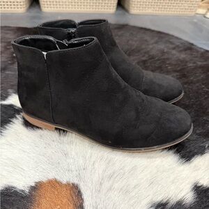 Black Suede Ankle Boots